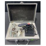 Mini rotary tool, accessories and case