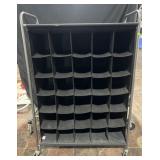 Mobile storage cubby, 31ï¿½ x 14ï¿½ x 46ï¿½ high