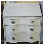 Vintage Secretary Desk. White. 34'x18'x39'