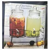 Charming Country Double Beverage Dispenser with
