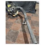 Homelite gas lowered backpack blower. Not tested.