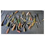 Screwdrivers. Flathead,  star bit and Phillips.