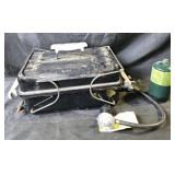 Weber portable propane grill w/ hose and 1lb