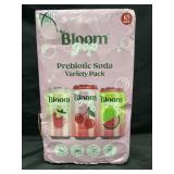 15-12 fl oz Bloom Pop prebiotic sodas