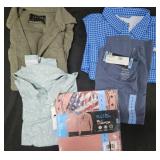 Men's size Large shirts. Most New w/ tags