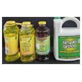 3- Pine Sol 60oz each. Simple Green 1 gallon