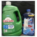 125 oz Cascade dishwasher detergent & 38 fl oz