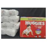 2- Huggies size 3 diapers 192 count each. One box