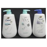 3- Dove Bod6 Wash 30.6oz each