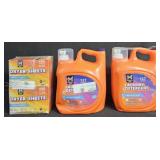 2- Laundry Detergent 196oz each. Dryer sheets 4