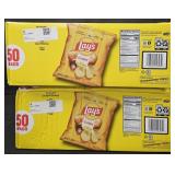 2- Lay's Classics chips 50 count individual bags