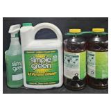 Simple Green 1 gallon w/ spray bottle. 2- Pine