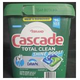 Cascade Total Clean dishwasher pacs 103 count