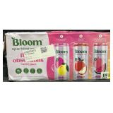 18-12oz Bloom sparkling energy drinks