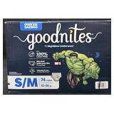 Goodnites Nittime underwear size small/medium 74