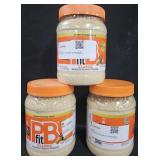3- PB Fit roasted peanuts powder 30oz each