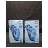 2- Secret Outlast deodorant 4 pack 2.6oz sticks