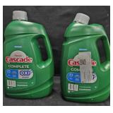 2- Cascade Complete dishwasher liquid 125oz each