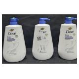 3- Dove Body Wash 30oz each