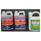 2- Sanitizer 1 gallon each. Simple Green 1 gallon