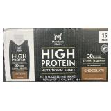 15-11 fl oz High Protein chocolate shakes