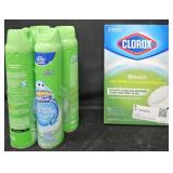 4- Scrubbing Bubbles bathroom cleaner 25oz each.