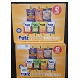 2- Utz snack chips 42 count variety pack 1oz bags