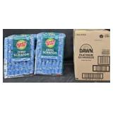 2- Scotch Brite scrub pads 24 count each. Dawn