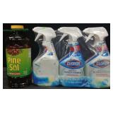Pine sol 60 fl oz bottle. Clorox bleach former