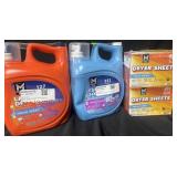 2, 1.53 gallon of laundry detergent. 2, 480 dryer