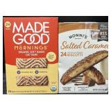 24-1.06oz Made Good oat bars & 1lb 15.2oz Nonniï¿½s