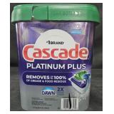 Cascade Platinum Plus dishwasher pacs 82 count