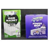Sw8ffer hair magnet 50 count. Swiffer Power Mop