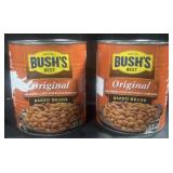 2- Cans of Bushï¿½s Original Baked Beans 7lb 5oz