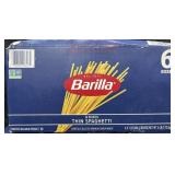 6-1lb Barilla thin spaghetti, 3-1lb Barilla