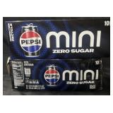 2- boxes of 10 Mini Pepsi Zero Sugar