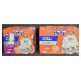 Hefty 13 gallon trash bags 150 count. Hefty 13