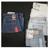 Women's size 2 jeans and size 4 denim shorts. New