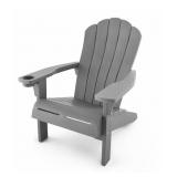 Keter Everest Adirondack Chair With Integrated