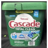 Cascade dawn shine boost pod 103 count for