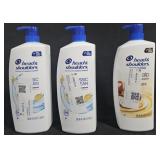 3- Head and Shoulders shampoo 38oz each