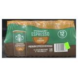 12-6.5oz Starbucks Espresso and cream drinks