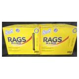 2- Boxes of Scott Rags in a Box 350 per box