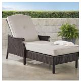 Heritage Collection cushioned chaise lounger not