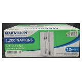 Marathon dinner napkins 1200 count