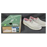 Men's size 12 Eddie Bauer loafers Red, white,