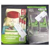 Old Spice Deodorant 4-pack. Dove deodorant 4