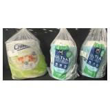 2- Paper Bowls 150 Bowls per pack, 225 Paper