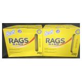 2- boxes of Scott Rags in a box 350 rags per box
