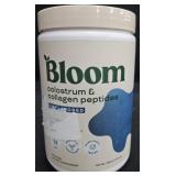 Bloom colostrum and collagen peptides 7.96oz
